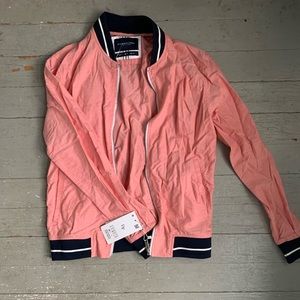 Denim & Flower Varsity Jacket - New with tags